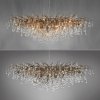 Lampa Wisząca ICICLE 2031-11 Zuma Line Złota | Nowoczesny Żyrandol 15xG9